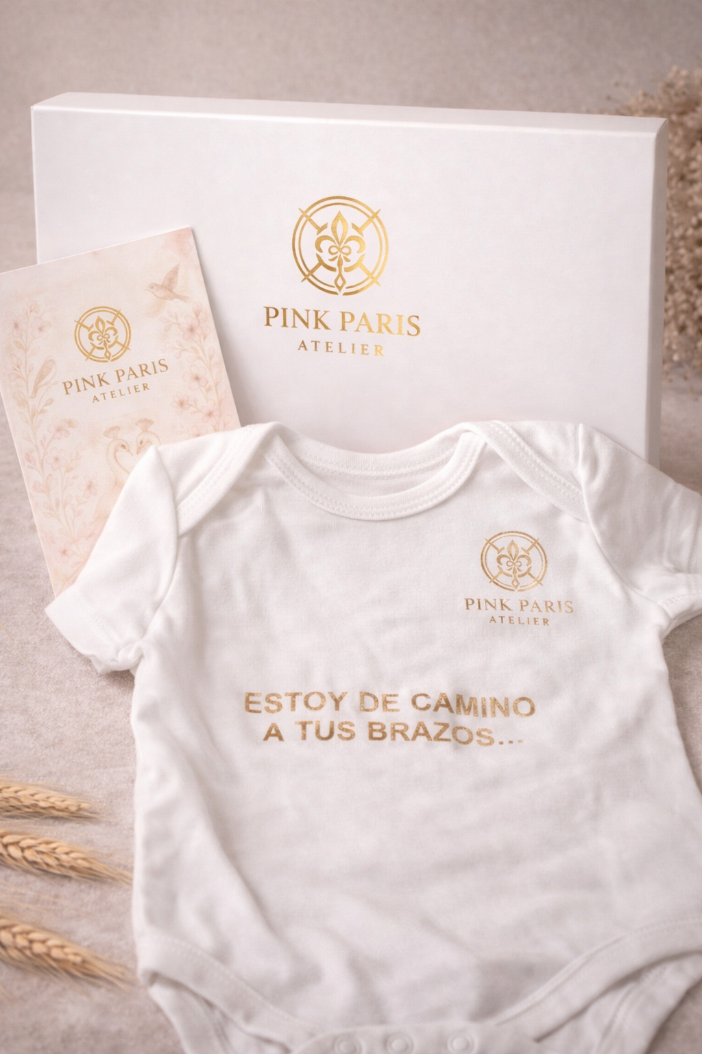 Hýlē Box | Pregnancy Announcement Box with Bamboo Baby Bodysuit