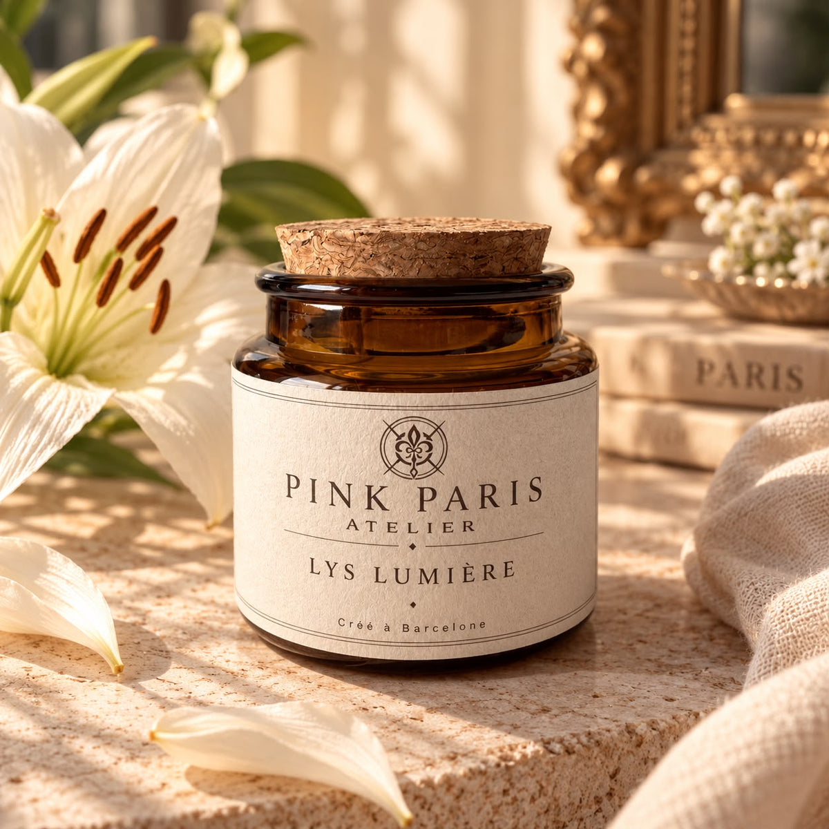 Lys Lumière · Fragrance-Free Soy Candle