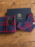 Heritage Box | Limited Edition Dad & Baby Gift Set in Cotton with Leather Detail
