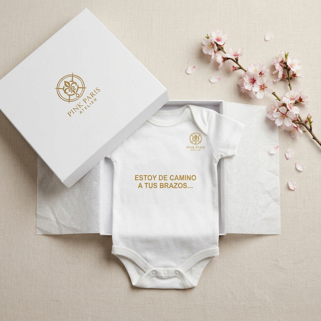 Hýlē Box | Pregnancy Announcement Box with Bamboo Baby Bodysuit