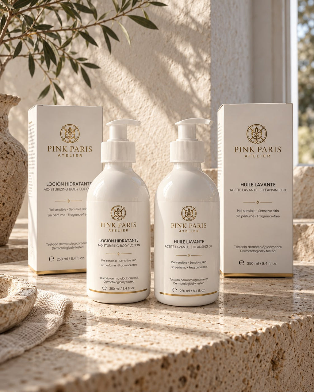 Atelier Sensitive Skin Ritual — Huile Lavante + Moisturizing Body Lotion